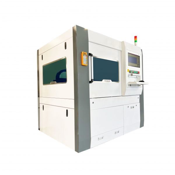 Widok z boku wycinarki laserowej do metalu MQ FC6060