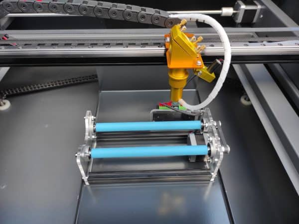 moduł obrotowy LITE2 + maszyna laserowa co2