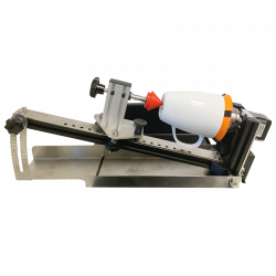 Grawerowanie laserowe pod kątem przedmiotów okrągłych, cylindrycznych i stożkowych - maszyna laserowa z modułem obrotowym