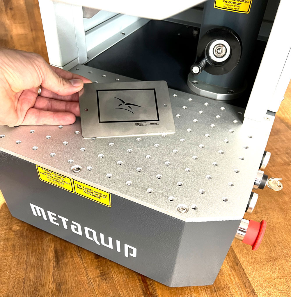 Przedmiot obrabiany do grawerowania laserem światłowodowym