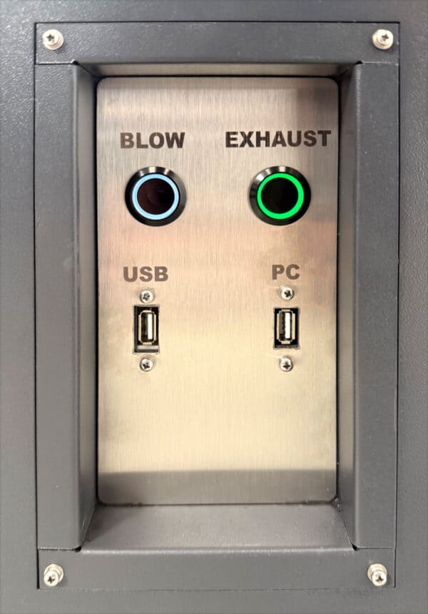 Profesjonalny laser CO2 - panel boczny